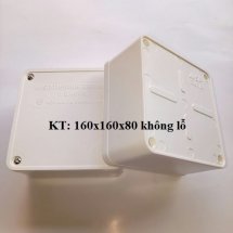 Hộp Nối Dây 160x160x80 không lỗ Sino