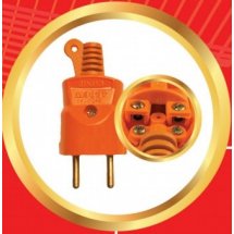 Phích cắm chịu tải màu cam