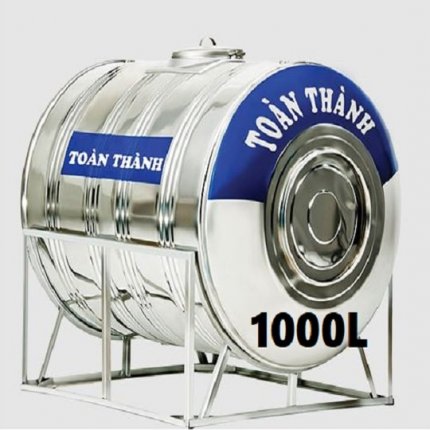 Bồn Nước Ngang 1000l Inox Toàn Thành