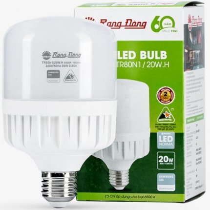 Bóng trụ 20w rạng đông