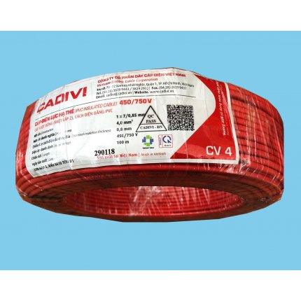 Dây Cáp Điện CV 4.0