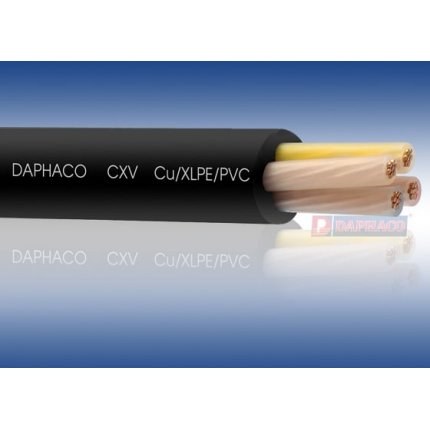 CÁP ĐIỆN LỰC RUỘT ĐỒNG CÁCH ĐIỆN XLPE CXV - 0,6/1kV daphaco