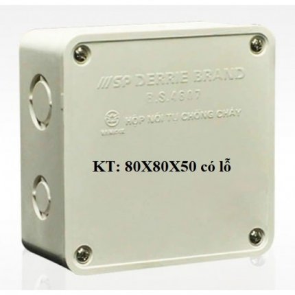 Hộp Nối Dây 80x80x50 có lỗ Sino
