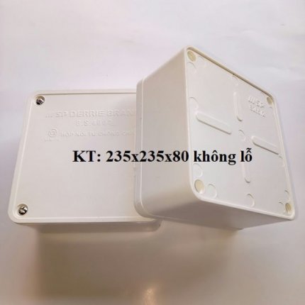 Hộp Nối Dây 235x235x80 không lỗ Sino