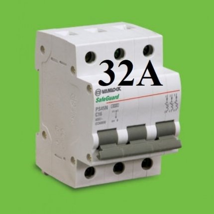 mcb 3 tép 32a vanlock sino