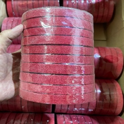 Nỉ đỏ đánh bóng inox