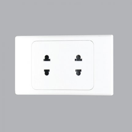 Ổ cắm đôi hai chấu MPE