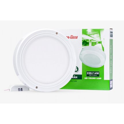 Đèn LED Ốp trần Mỏng Tròn Rạng Đông