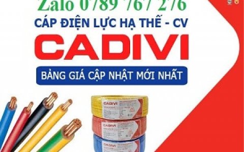 đại lý bán dây điện cadivi chính hãng giá rẻ nhất tại tphcm