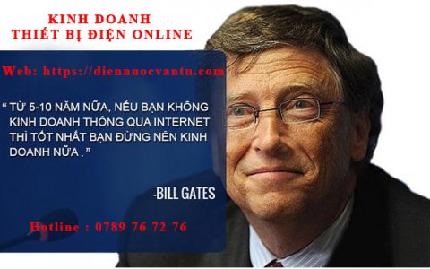 Xu hướng kinh doanh thiết bị điện online