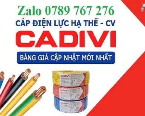 đại lý bán dây điện cadivi chính hãng giá rẻ nhất tại tphcm