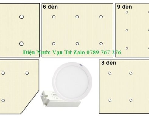 Hướng dẫn lắp đèn led âm trần dowlight trần nhà chiếu sáng tối đa