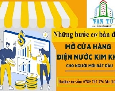 các bước để mở cửa hàng điện nước hiệu quả