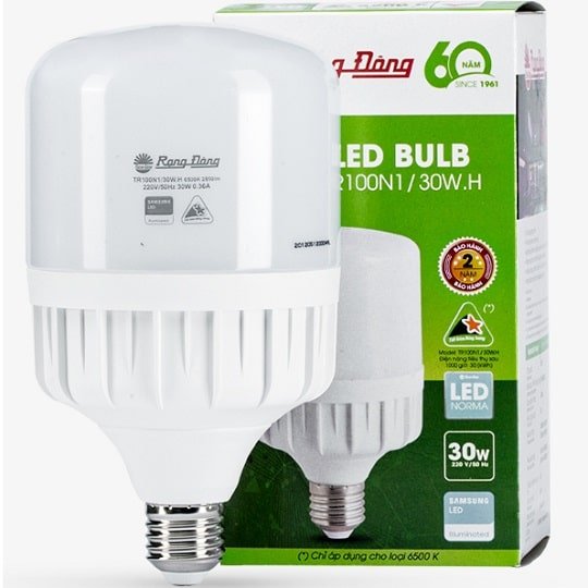 Bóng đèn trụ tròn 30w rạng đông