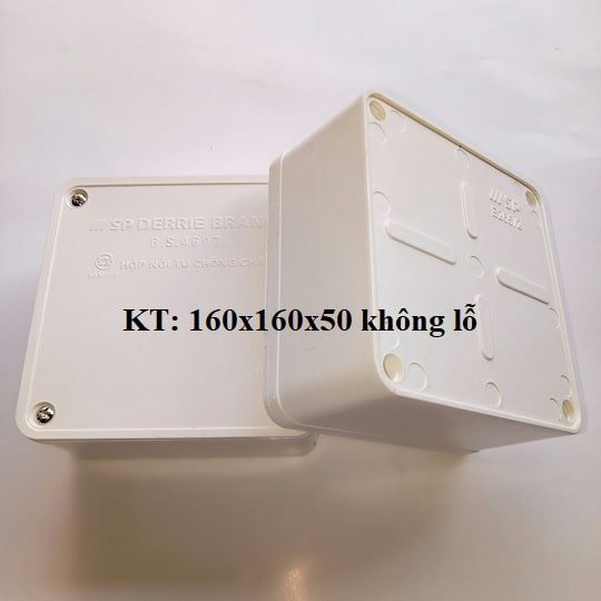 Hộp Nối Dây 160x160x50 không lỗ Sino
