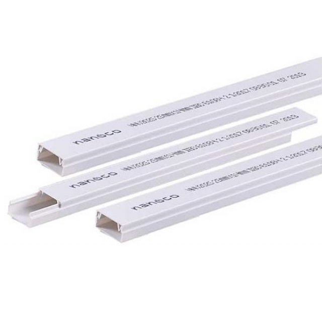 Nẹp luồn dây điện Vuông Nanoco