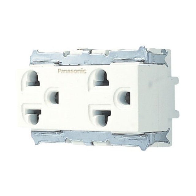 ổ cắm đôi 3 chấu Full color 15923-7W