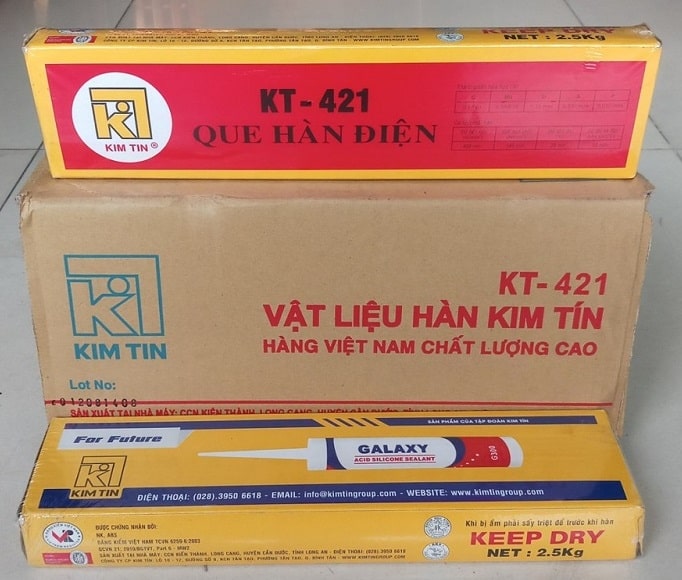 Thông số kỹ thuật và đặc điểm của Que Hàn Kim Tín 2.5mm